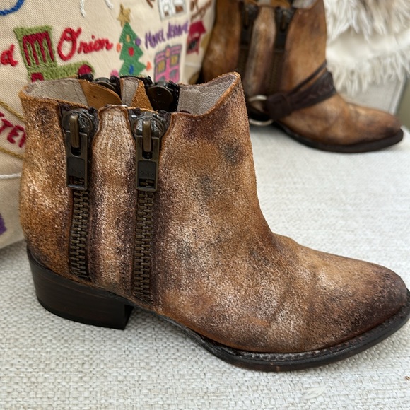 FREE BIRD DISTRESSED BROWN ankle boot - Picture 5 of 8
